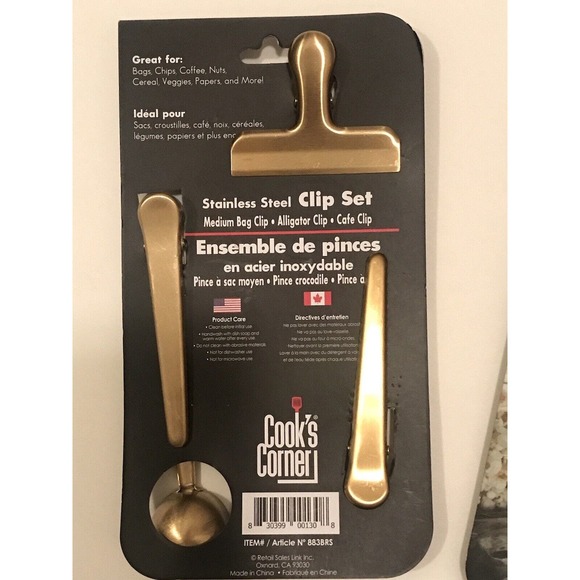 6 Pieces Heavy Duty Bag Clips for Organizing Kitchen Coffee Measuring Spoon - Picture 12 of 13